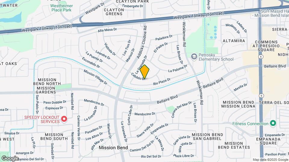 15503 Cabildo Dr Map and Location Details
