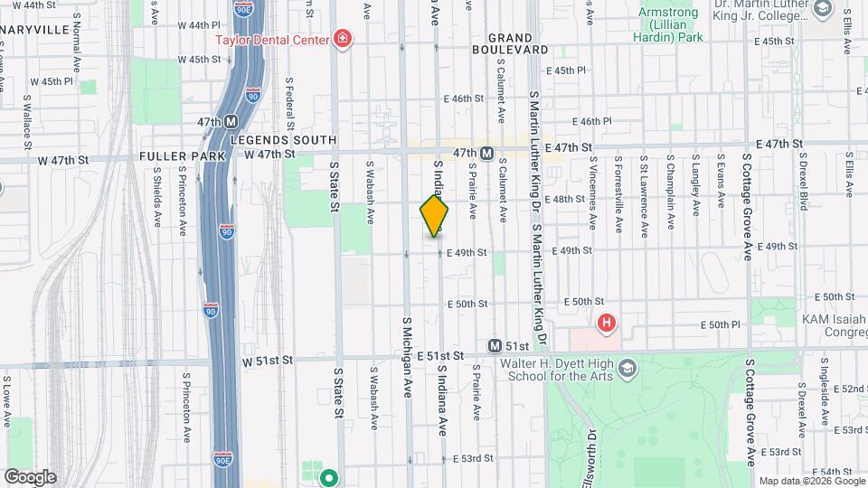 4852 S Indiana Ave Mapa y Detalles de la Ubicación