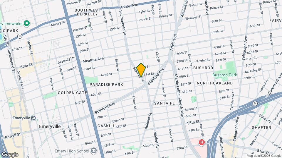 6029 Market St Map and Location Details