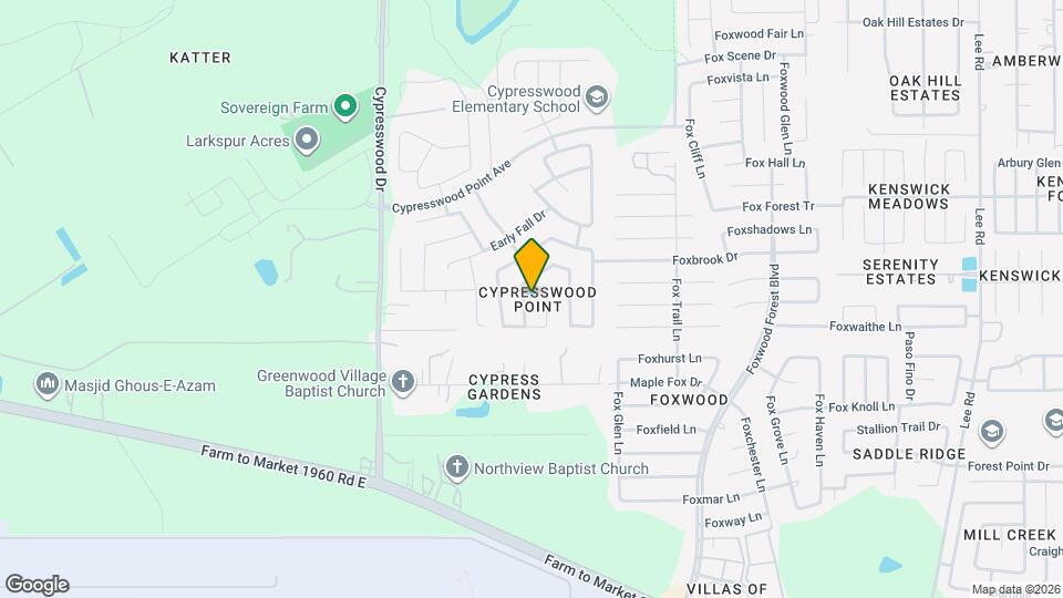 20502 Upper Green St Map and Location Details