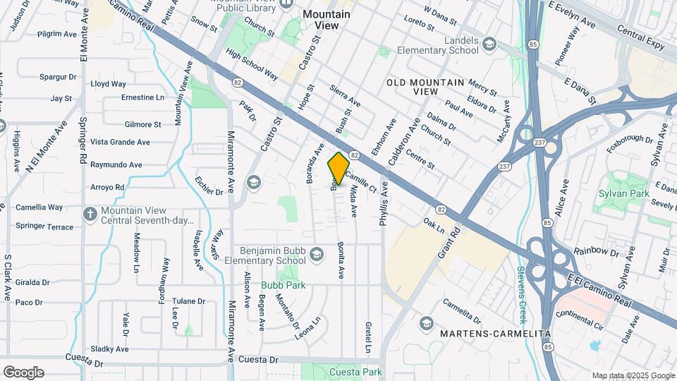 1005 Bonita Ave Map and Location Details