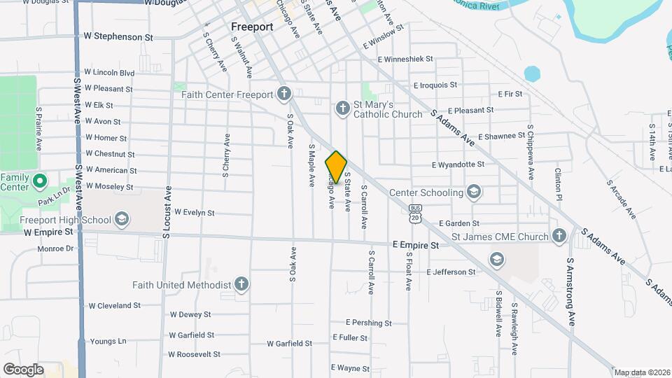 1107-1107 S Chicago Ave Mapa y Detalles de la Ubicación