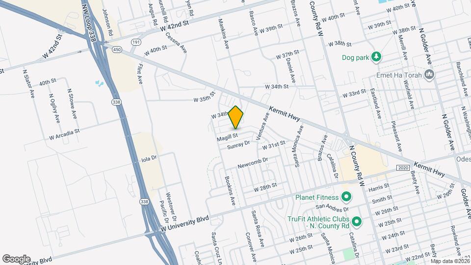 2042 Magill St Mapa y Detalles de la Ubicación