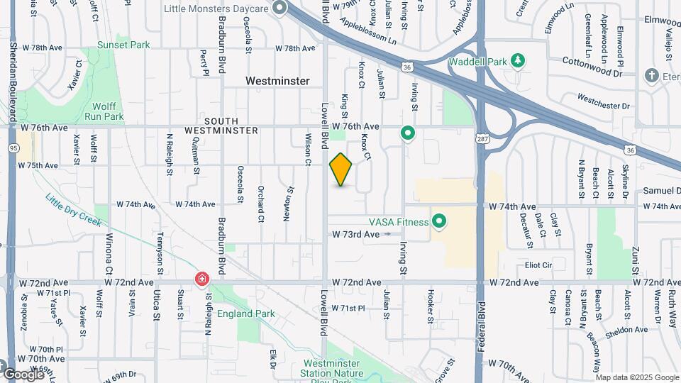 7412-7418 Lowell Blvd Mapa y Detalles de la Ubicación