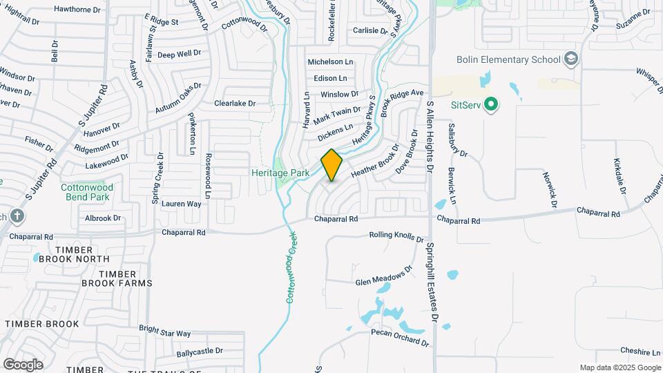 1418 Heather Brook Dr Map and Location Details