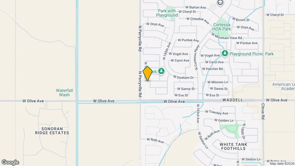 18641 W Mission Ln Mapa y Detalles de la Ubicación