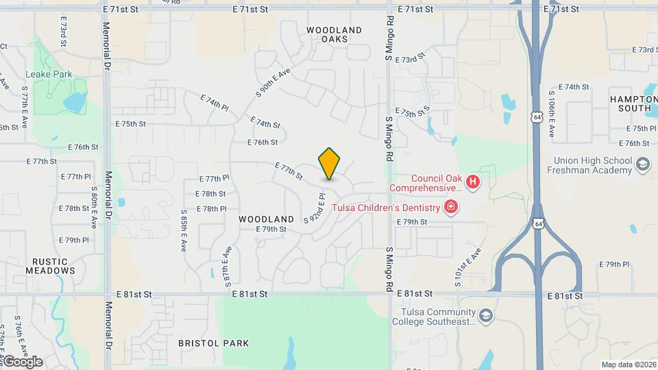 9209 E 77th St S Map and Location Details