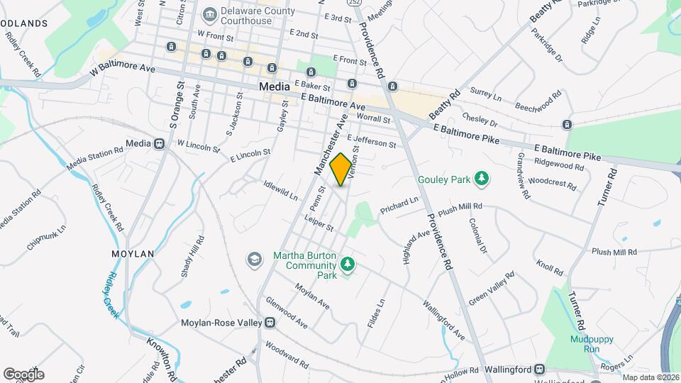 407 Emerald St Map and Location Details