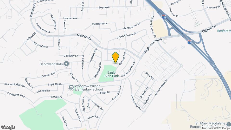 1980 Olympia Fields Dr Map and Location Details