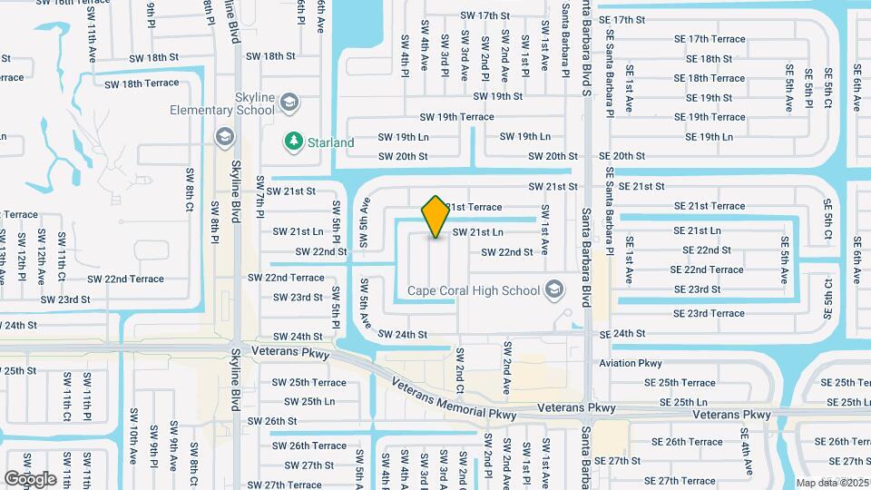 2141 SW 3rd Pl Map and Location Details