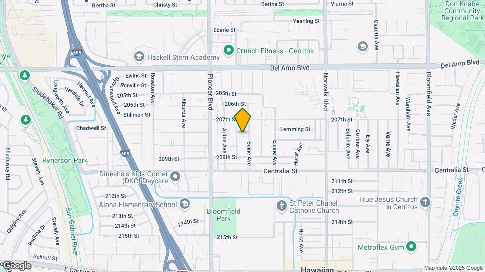 20739 Seine Ave Mapa y Detalles de la Ubicación