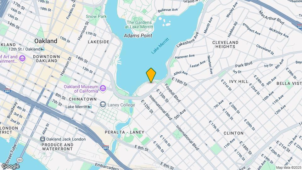 1438 Lakeshore Ave Mapa y Detalles de la Ubicación