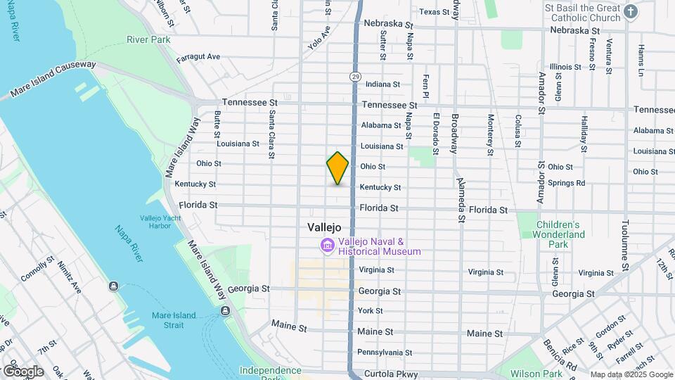 619-621 Kentucky St Mapa y Detalles de la Ubicación