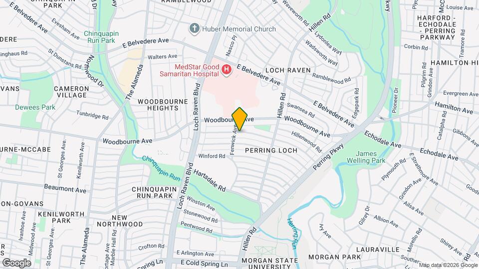 1609 Northbourne Rd Map and Location Details