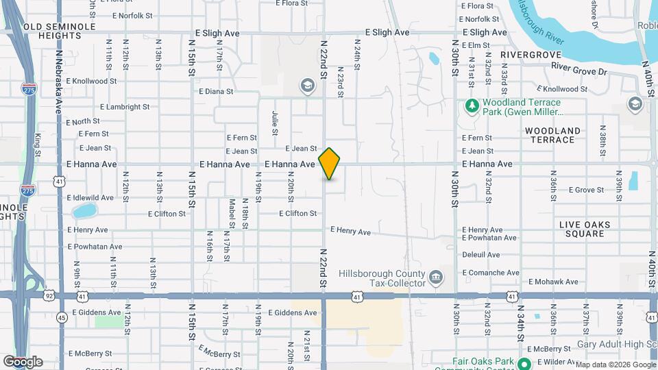 6109 N 22nd St Mapa y Detalles de la Ubicación