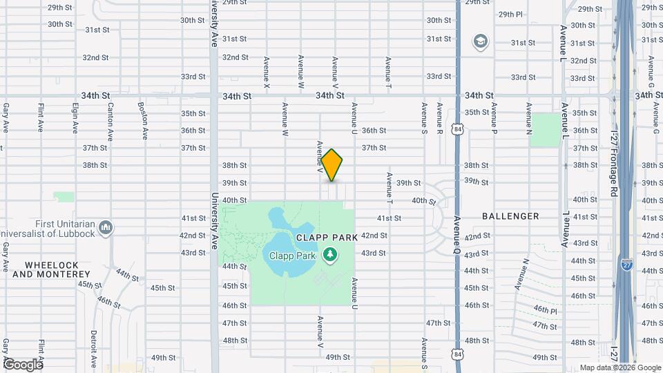 3902 Uvalde Ave Map and Location Details