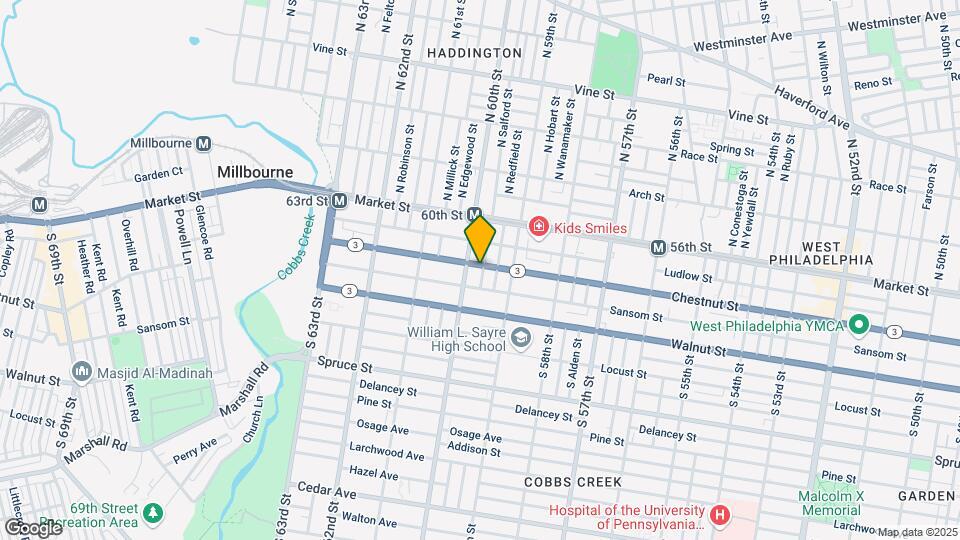 5934 Chestnut St Map and Location Details
