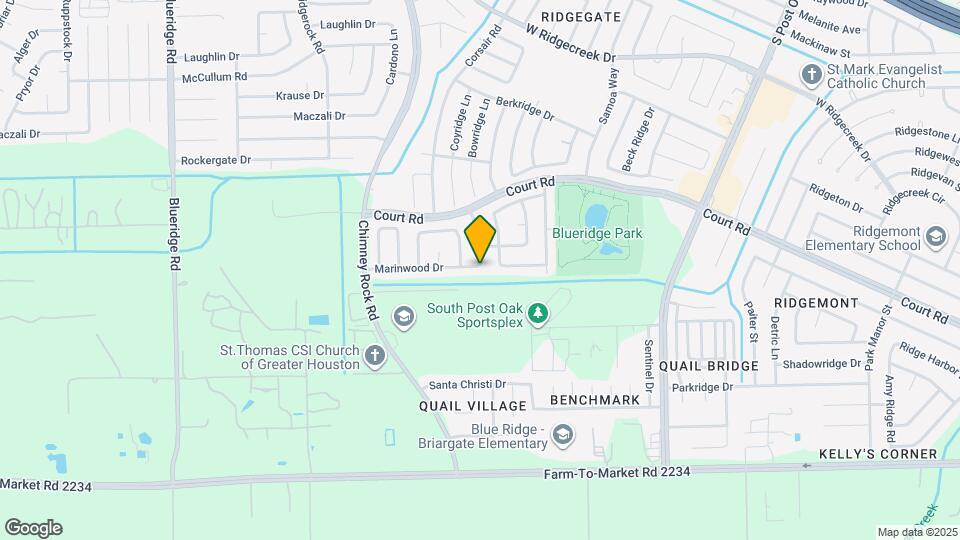 6307 Marinwood Dr Map and Location Details