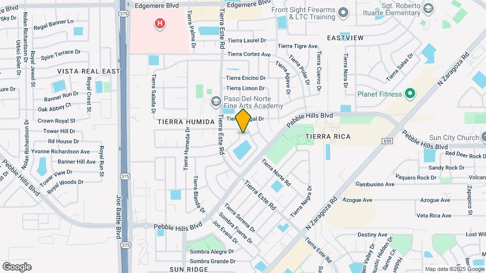 12448 Tierra Madre Rd Map and Location Details
