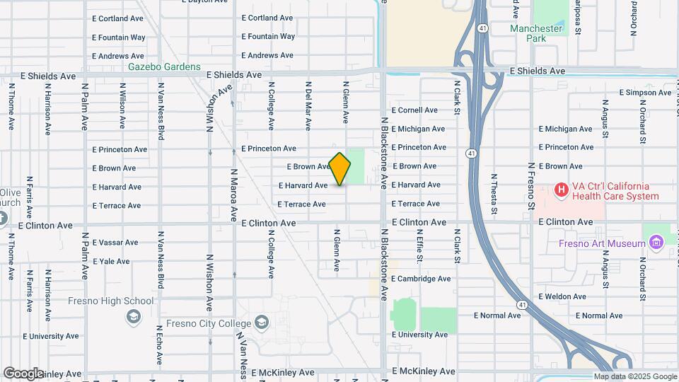1440 E Harvard Ave Map and Location Details