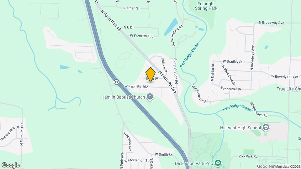 1849 W Farm Rd 102 Map and Location Details