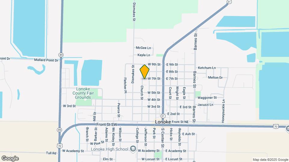 Lonoke Apartments Map and Location Details