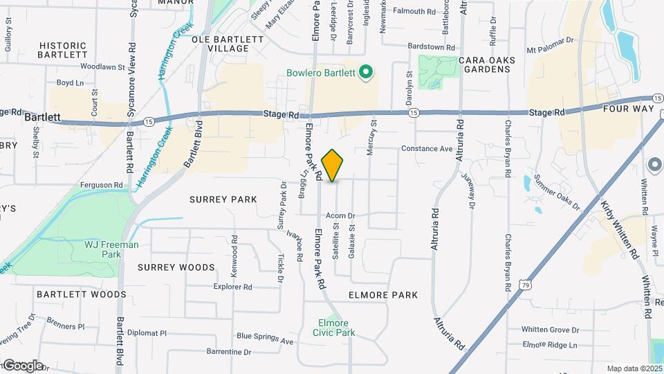 2763 Satellite St Map and Location Details