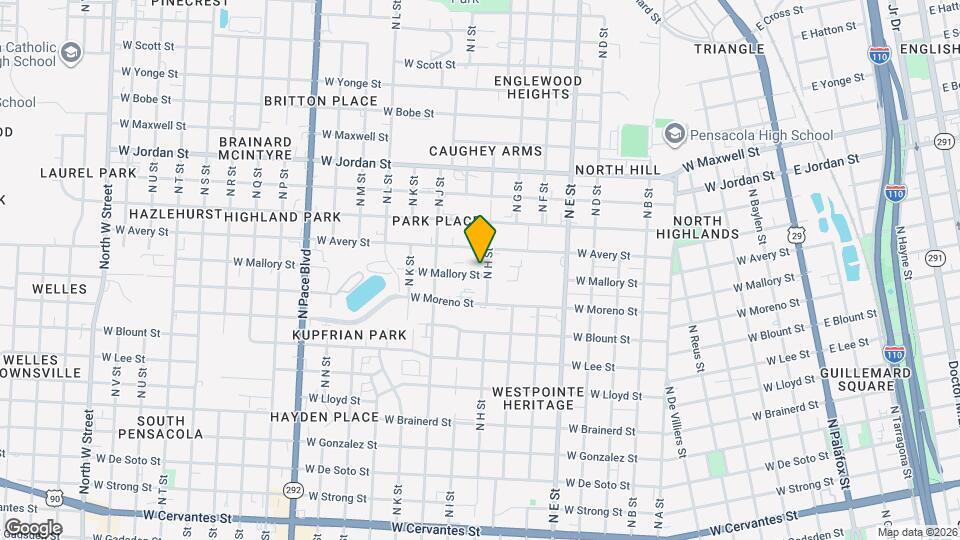 Avery Place Apartments Map and Location Details