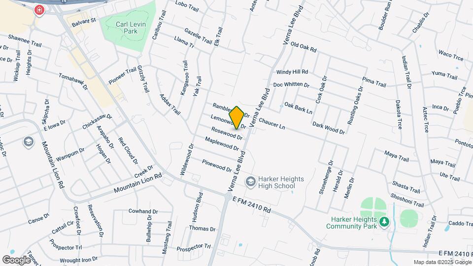933 Rosewood Dr Map and Location Details
