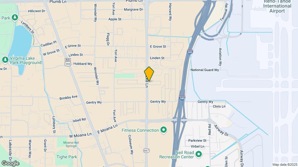 Kietzke Manor Mobile Home Park Map and Location Details
