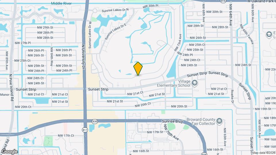 7700 S Aragon Blvd Map and Location Details