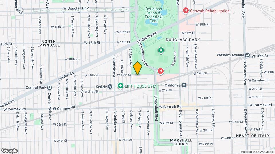 3039 W 19th St Map and Location Details