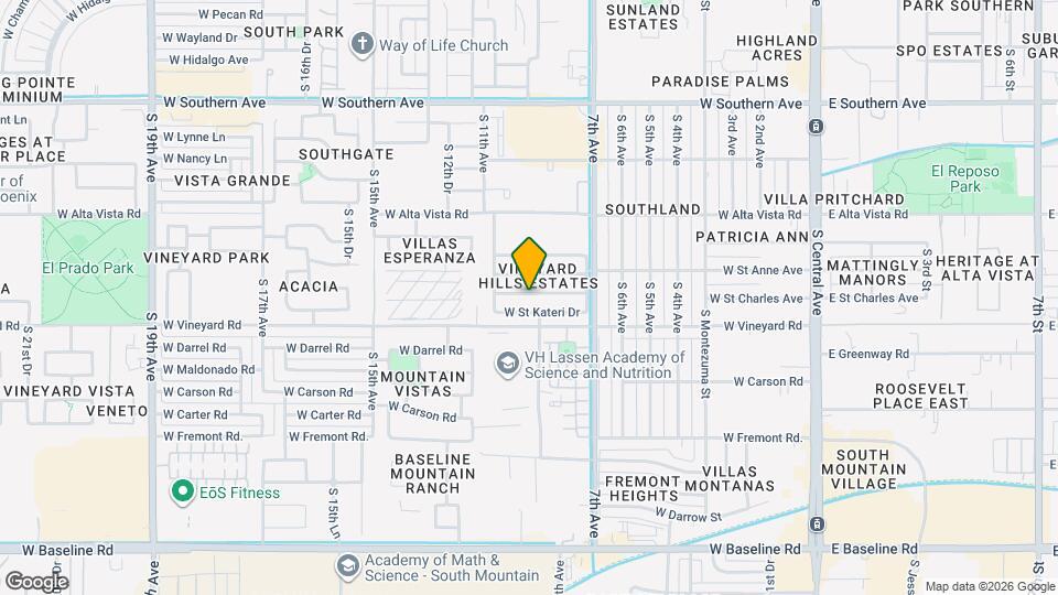 909 W St Charles Ave Map and Location Details