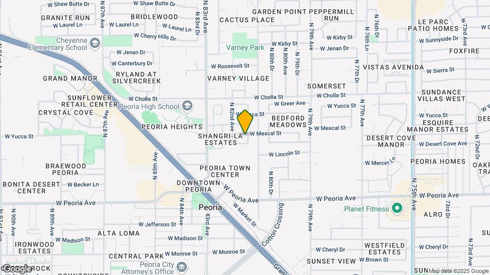 11028 N 81st Dr Map and Location Details