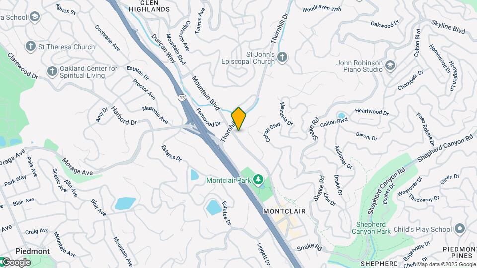 1688 Mountain Blvd Map and Location Details