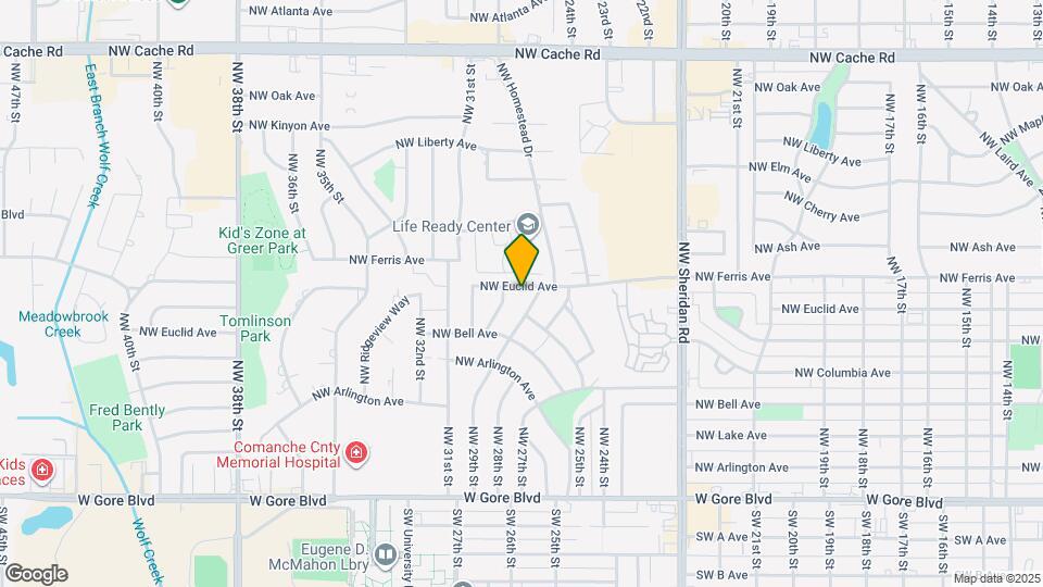 2906 NW Euclid Ave Map and Location Details