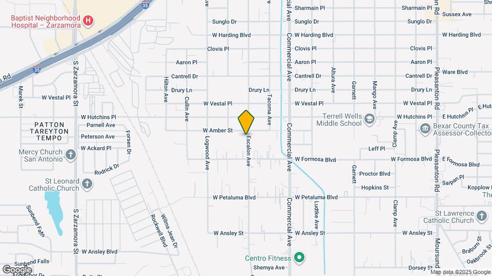 1211 Escalon Ave Map and Location Details
