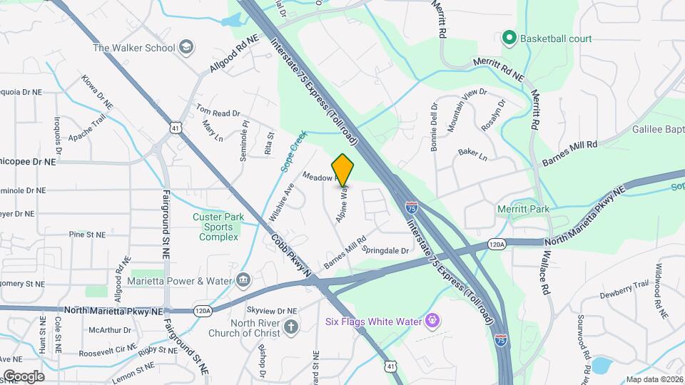 549 Alpine Way Map and Location Details