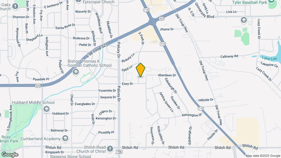 4222 S Park Dr Map and Location Details