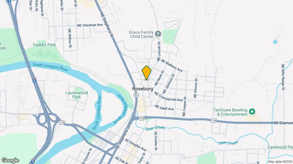 536 NE Lincoln St Map and Location Details