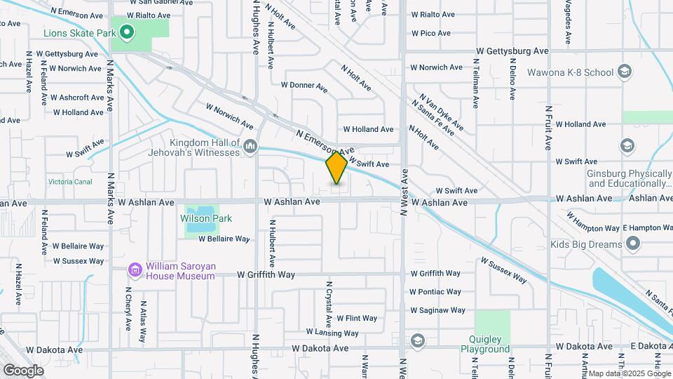 4233 N Bengston Ave Map and Location Details