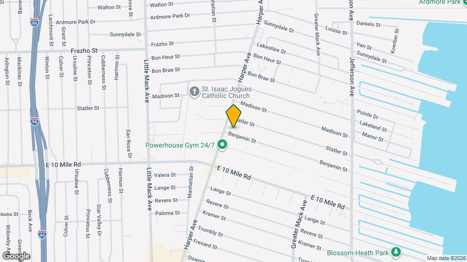 21521 Benjamin St Map and Location Details