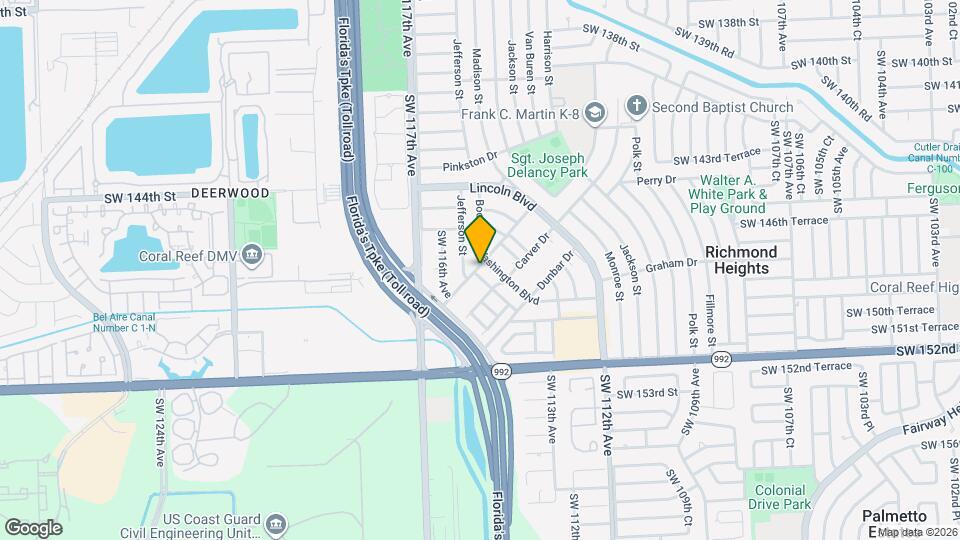 11451 SW 148th St Mapa y Detalles de la Ubicación