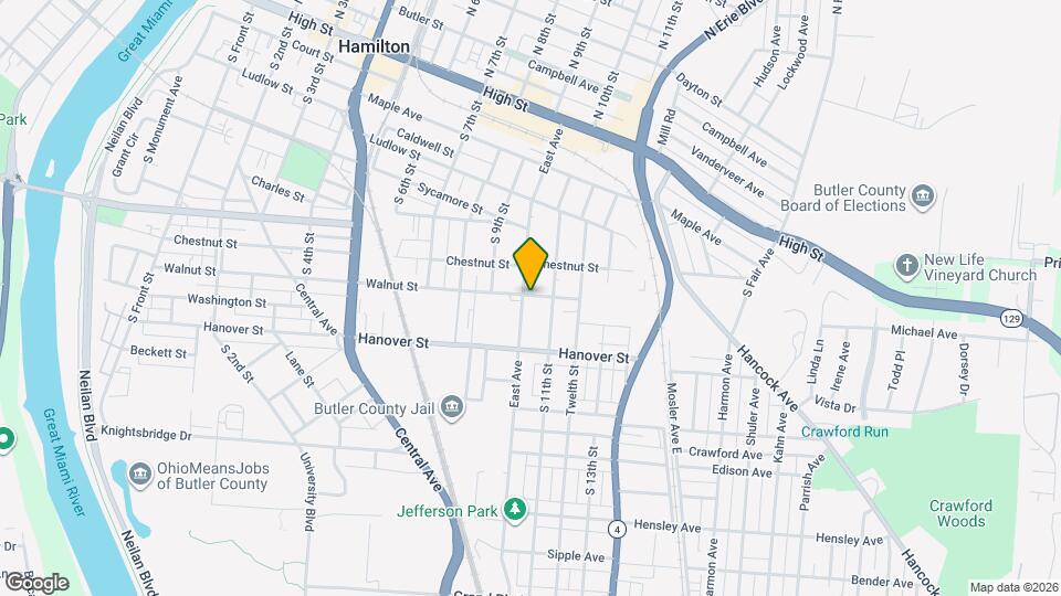 600 East Ave Mapa y Detalles de la Ubicación