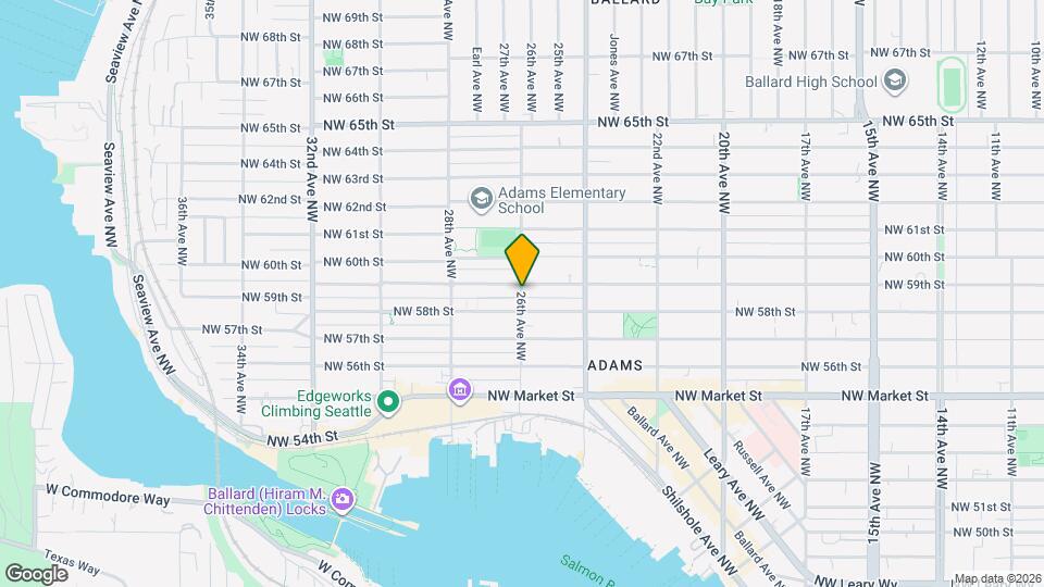 5822 26th Ave NW Map and Location Details