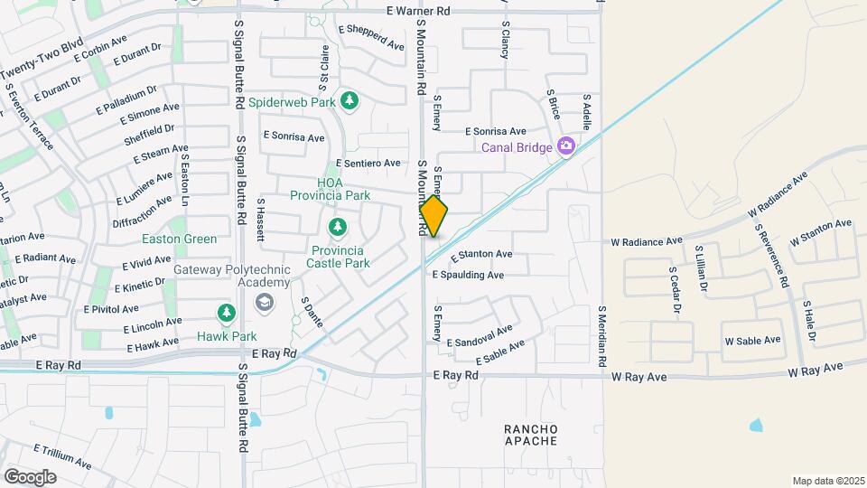 4866 S Emery Cir Map and Location Details