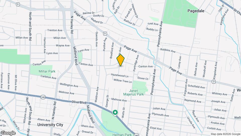 1426 Faris Ave Map and Location Details