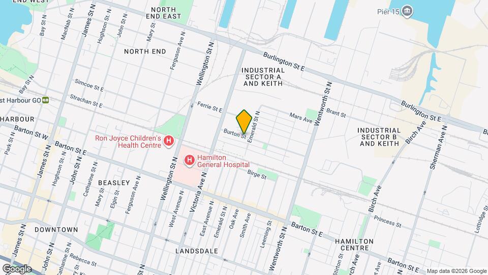 58 Burton St Map and Location Details