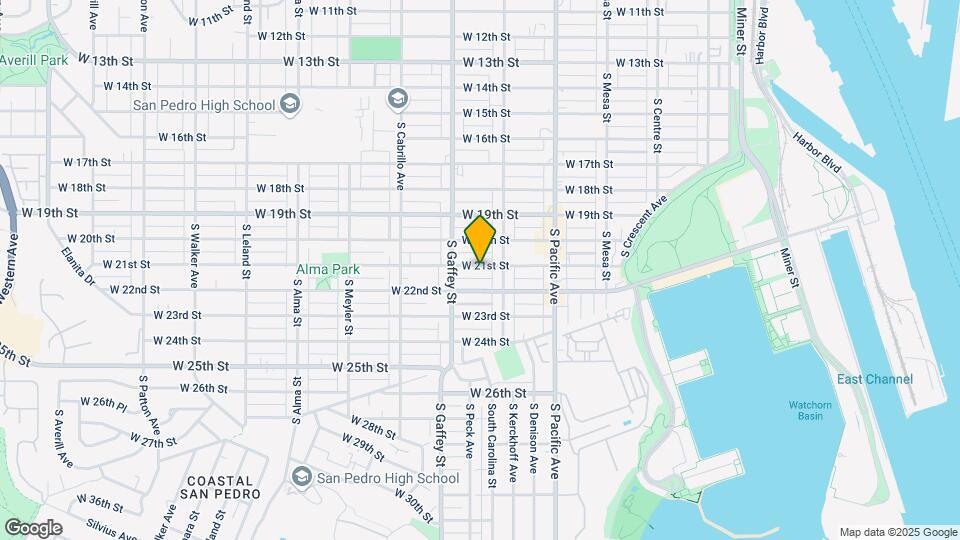 635-641 W 21st St Map and Location Details
