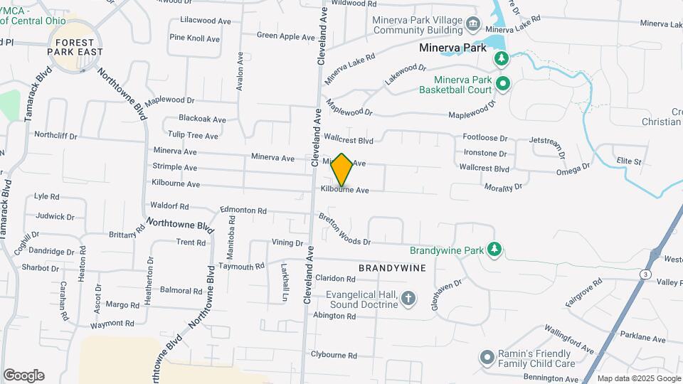 2709 Kilbourne Ave Map and Location Details